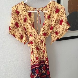 Faithfull the brand Gibson rose dress